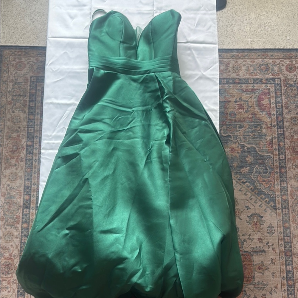 Green Sweetheart Strapless Dress NEVER used
